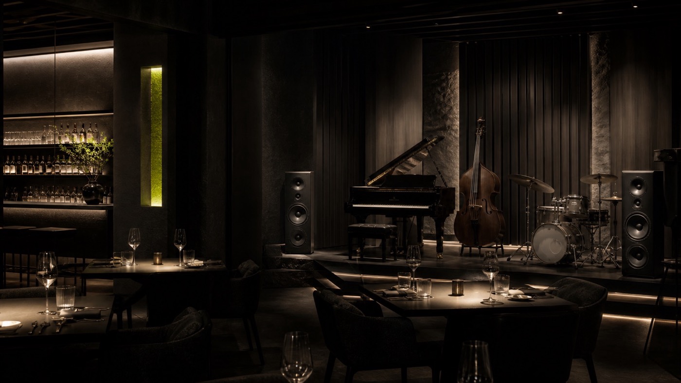 Sora Siam listening-room preview with live musicians and hi-res audio equipment